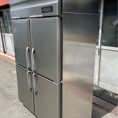 【動確済み】2020年 ホシザキ 業務用 縦型冷凍冷蔵庫 HRF-120AT3 1凍3蔵 三相 200V 冷凍177L 冷蔵589L W1200×D650×H1910 4枚扉 大阪発の画像