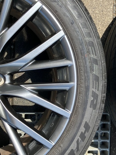 レクサスRX、Fスポーツ純正アルミ