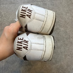 NIKE Air Force 24cm ブラウンの画像