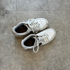 NIKE Air Force 24cm ブラウンの画像