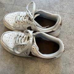 NIKE Air Force 24cm ブラウンの画像