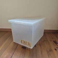 無印良品 【廃盤品】ポリプロピレン キャリーボックスロック付•深の画像