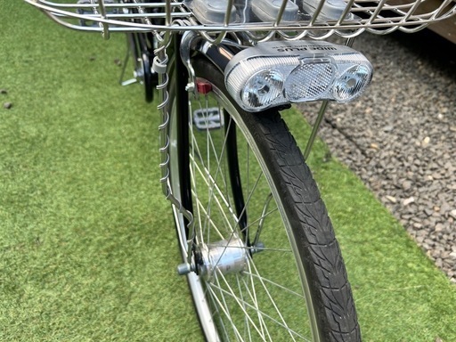 パンクレスタイヤ❗️3速❗️26インチ❗️自転車❗️ママチャリ