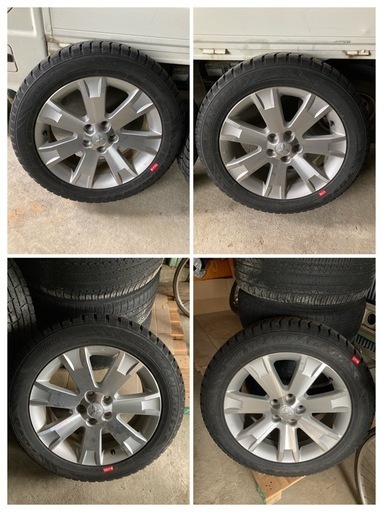 ホイール付きスタッドレス デリカd5 スタッドレス　TOYO ウィンタートランパス　225／55r18 アウトランダー　エクリプスクロス等