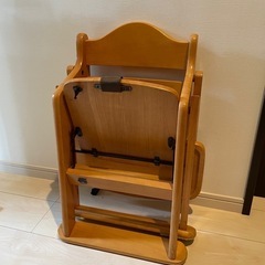 ベビーチェア　木製ローチェアの画像