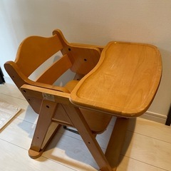 ベビーチェア　木製ローチェア