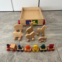 知育　木製
おもちゃ　積み木の画像