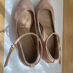 パンプス POOLSIDE くすみピンク　結婚式