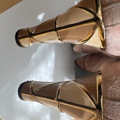 パンプス POOLSIDE くすみピンク　結婚式の画像