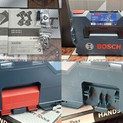 値下げしました！【未使用開封品】ボッシュ BOSCH GSB18V-90C コードレス振動ドライバードリル 震動ドライバ バッテリ×1・充電器付き ※ケース留め具片側破損有りの画像
