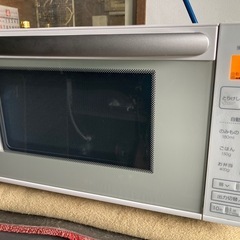 美品　清掃済み　21年製　ニトリ　18L フラット電子レンジ