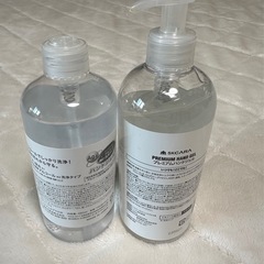 【新品未使用】アルコールハンドジェル2本（500mℓと480mℓ)の画像