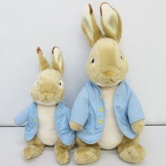 stp-3134　ピーターラビット　ぬいぐるみ　2点セット　高さ...