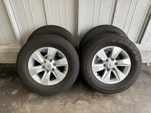 150プラド純正17インチアルミホイール