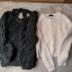 お話し中　早いお取引希望今週　可愛いセーターsizeM　右のピンクのみ