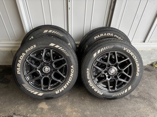 ハイエース16インチアルミセット