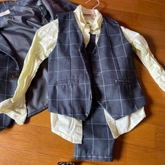 120cm 男の子　入学式スーツの画像