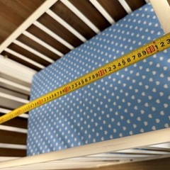 ベビーベッド ミニ マットレス付き の画像