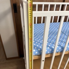 ベビーベッド ミニ マットレス付き の画像