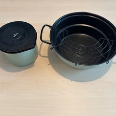 おしゃれ揚げ物鍋　& オイルポット