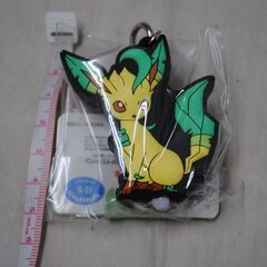 [1233] ポケットモンスターリーフィア ラバーリールキーホルダーの画像