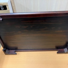 ☆値下げ☆Y2504-407 花台 飾り台 木製 キズ汚れ有り　の画像