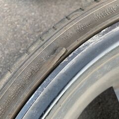  WEDS Kranze Scintill クランツェ シンティル 168evo 18×7.5J 5×100 ノーマルタイヤ 215/40R18 20年製の画像