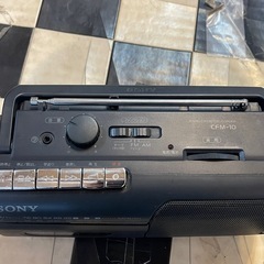 【リサイクルサービス八光】2008年製　ソニー　CFM-10　ラジカセ　ブラックの画像