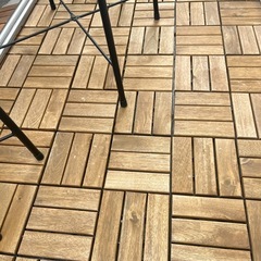 【4/26受渡】IKEAウッドデッキ 27枚セットIKEA　