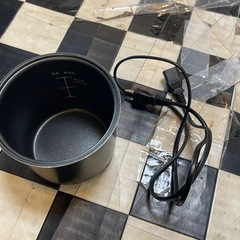 【リサイクルサービス八光】2024年製　シーネット　3合炊きマイコン炊飯器 ホワイト OB-M30-Wの画像