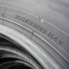 新車外し タイヤ 4本セット ダンロップ グラントレック AT23 265/65R18 2025年製 DUNLOP GRANDTREK 中古 苫小牧西店の画像