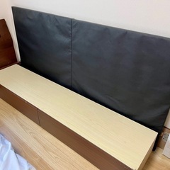 【ダブル】ベッドフレーム　グランツ【受け渡し決定】の画像