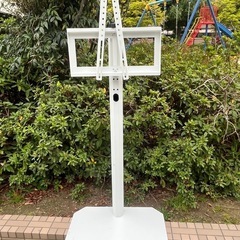 壁寄せテレビ台　高さ変更可能
