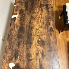 【都内引き取り限定】デスク　ブラウン　長さ120×幅55cmの画像