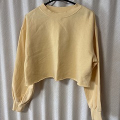 上：XXS 、下：L 　H＆M クリーム色  裏起毛ありの画像