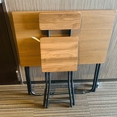 無料譲り　折りたたみテーブル　チェア　セット