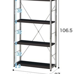 ニトリデスク＆ニトリブックシェルフ　2点セット
　 の画像