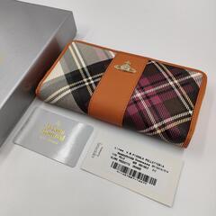 新品未使用 ヴィヴィアン 財布 長財布 オレンジ の画像
