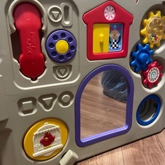 日本育児　ミュージカルキッズランド　ベビーサークル　8枚　の画像