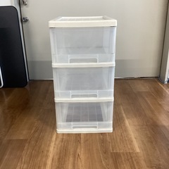 プラ衣装ケース【町田市再生家具】0415B