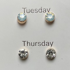 ピアス6セットとリング6本セットの画像