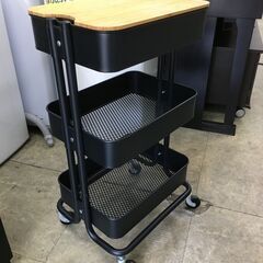 IKEA　ワゴン　別売りの竹製ふた付き。