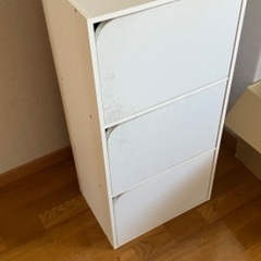 3段ボックス ホワイト