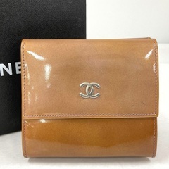 【正規品】CHANEL シャネル 三つ折り財布（箱・ギャラ付き）