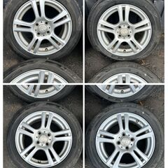 175/65R15 ダンロップ EC202 2023年製 アルミ 15×6J  P.C.D 100×4H 4本セットの画像