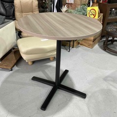 A15①★オカムラ★ダイニングセット 3人用 ハイタイプ ラウンドテーブル 新品定価約15.3万円 カフェ ハイチェア オシャレの画像
