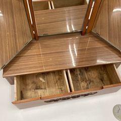 昭和レトロ　ミニ鏡台　　三面鏡の画像