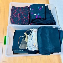 お着物 黒色系 リメイク 2箱 増量　②の画像