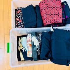 お着物 黒色系 リメイク 2箱 増量　②の画像