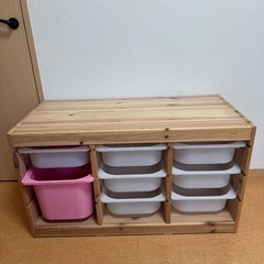IKEA トロファスト　ケース付き　美品